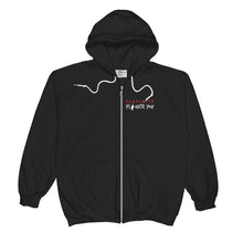 Load image into Gallery viewer, PS I Hate You Unisex  Zip Hoodie (Black)